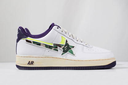 Custom AF1 Bape Shadow Swoosh